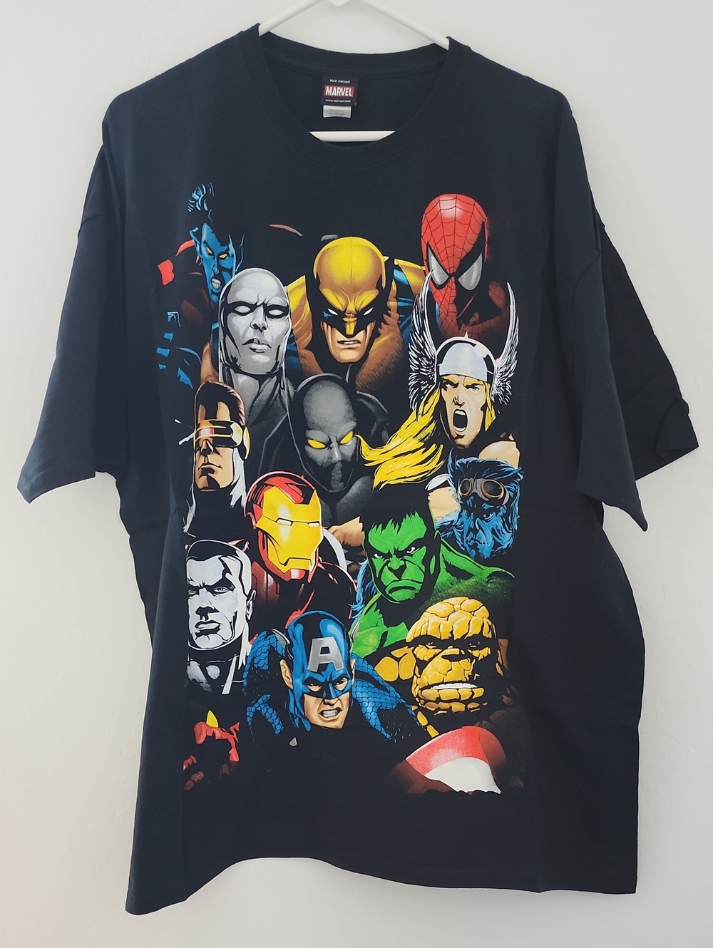 Marvel Men’s Black Superhero Graphic T-Shirt